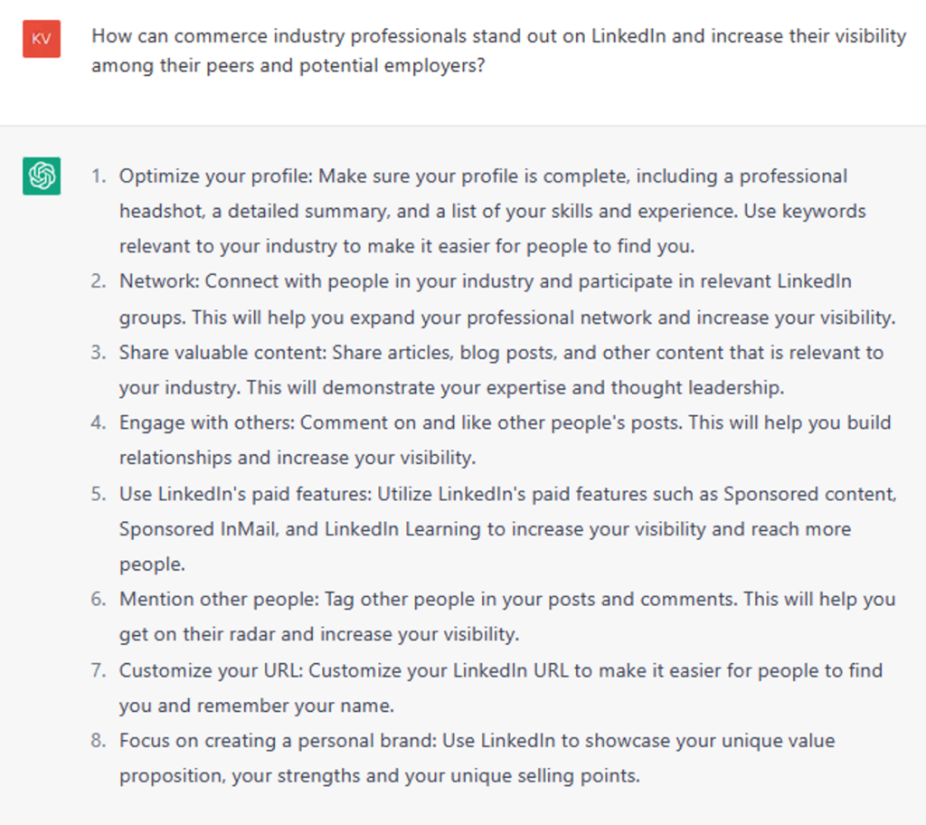 ChatGPT Prompts for LinkedIn to Post, Grow & Stand Out