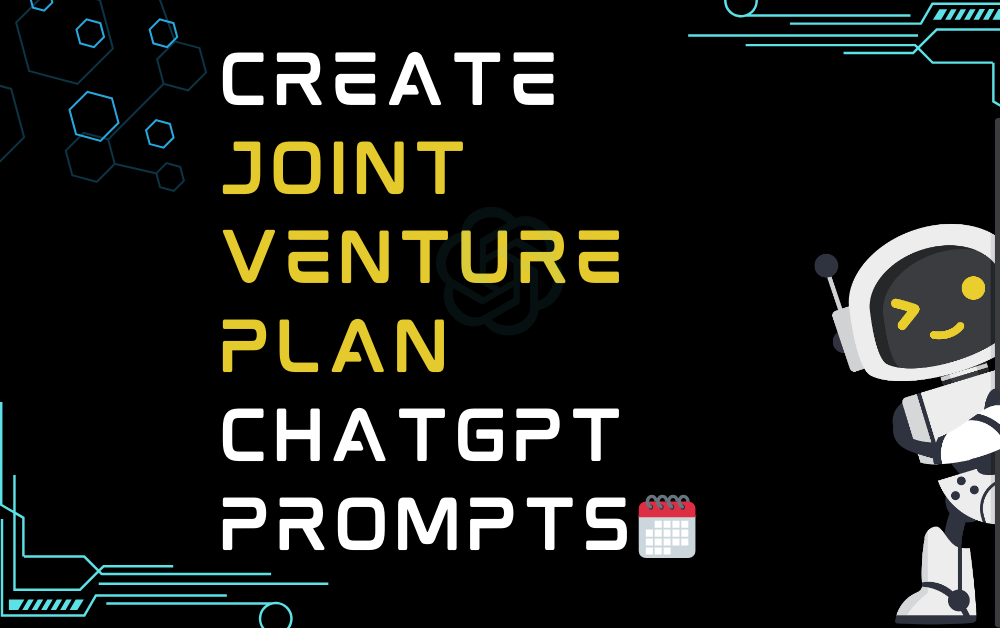 🗓️Create joint venture plan