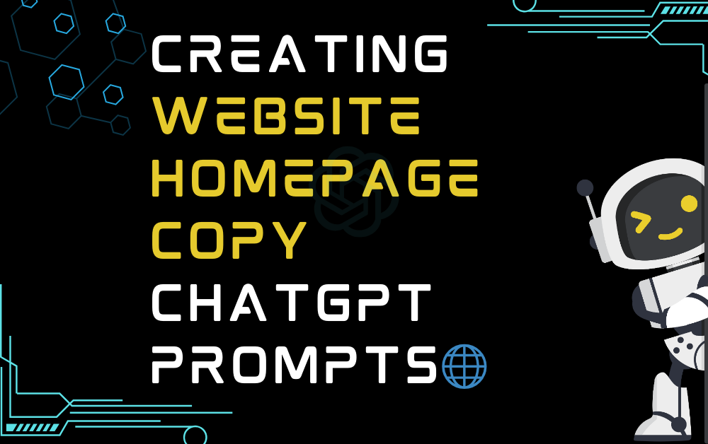 🌐Creating website homepage copy ChatGPT Prompts