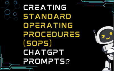 ⁉️Creating standard operating procedures (SOPs) ChatGPT Prompts