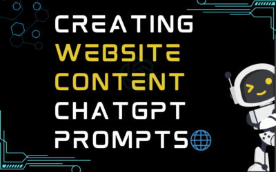 🌐Creating website content ChatGPT Prompts