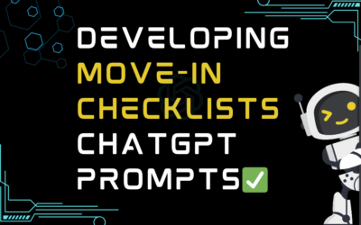 ✅Developing move-in checklists ChatGPT Prompts