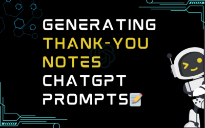 📝Generating thank-you notes ChatGPT Prompts