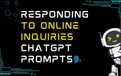 🗣️Responding to online inquiries ChatGPT Prompts