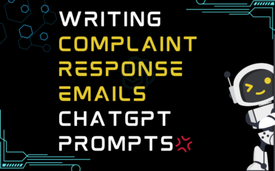 💢Writing complaint response emails ChatGPT Prompts