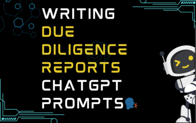 🗣️Writing due diligence reports ChatGPT Prompts