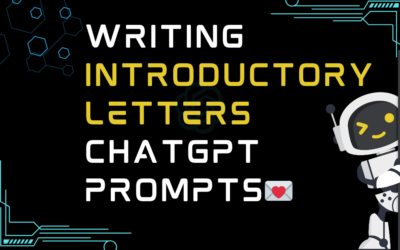 💌Writing introductory letters ChatGPT Prompts