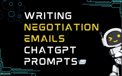 📨Writing negotiation emails ChatGPT Prompts