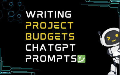 💹Writing project budgets ChatGPT Prompts