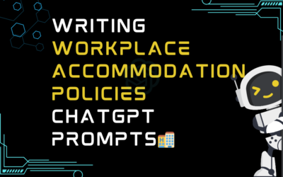 🏨Writing workplace accommodation policies ChatGPT Prompts
