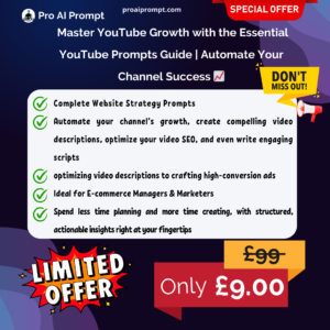 _Master YouTube Growth with the Essential YouTube Prompts Guide Automate Your Channel Success 📈